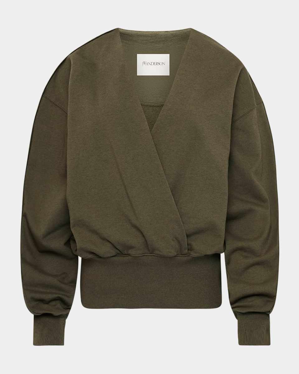 Rounded Wrap Sweatshirt
